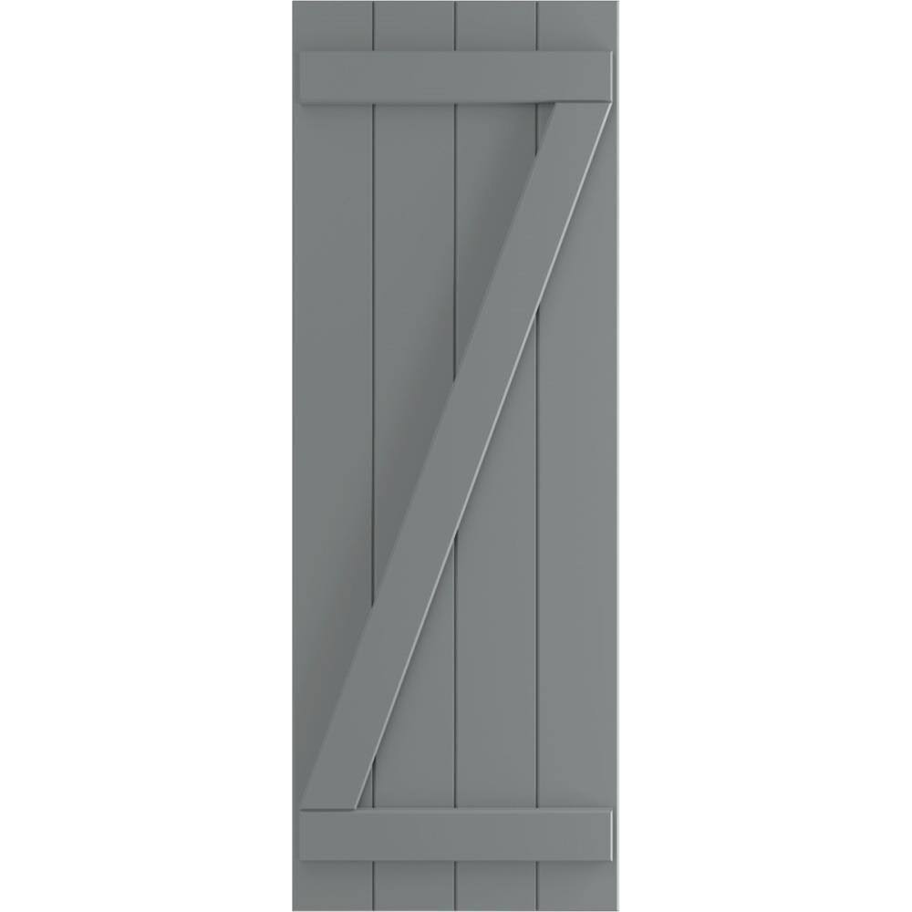 Ocean Swell PVC Board-n-Batten Shutters F835083