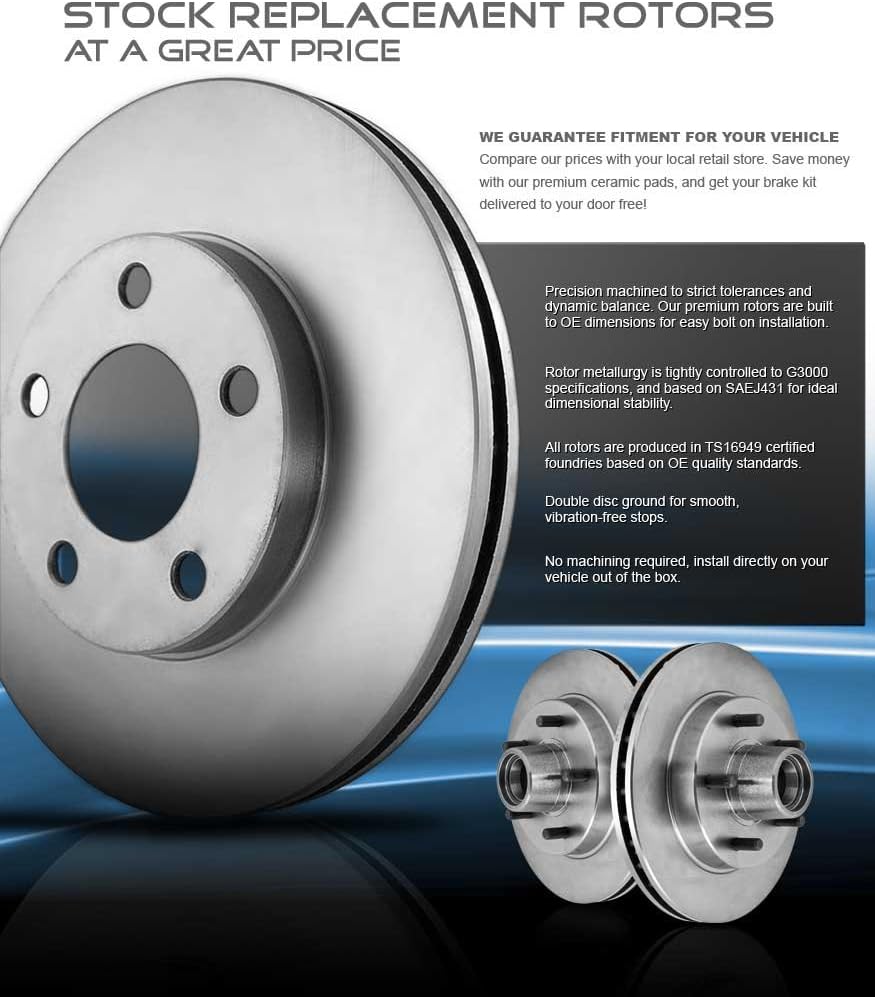 275 mm Brake Rotors Set Pack of 2 Q8289