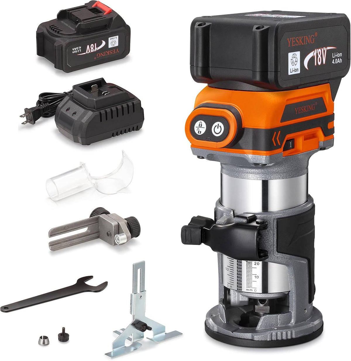 Compact Router Cordless Brushless Trim Router 18V Lithium Ion Tool Only Pack of 2 S944