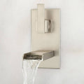 Brushed Nickel Wall Mounted Waterfall Bathroom Faucet N929