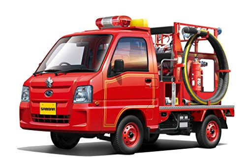 1/24 Scale Subaru Sambar Fire Engine Q4006