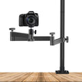 Camera Desk Mount Stand with Flexible Arm, Aluminum Articulated Arm with 360° Rotatable Ball Head W535634
