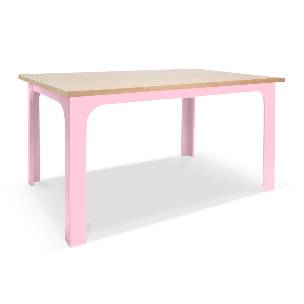 White 42-Inch Wood Veneer Kids Table O448929