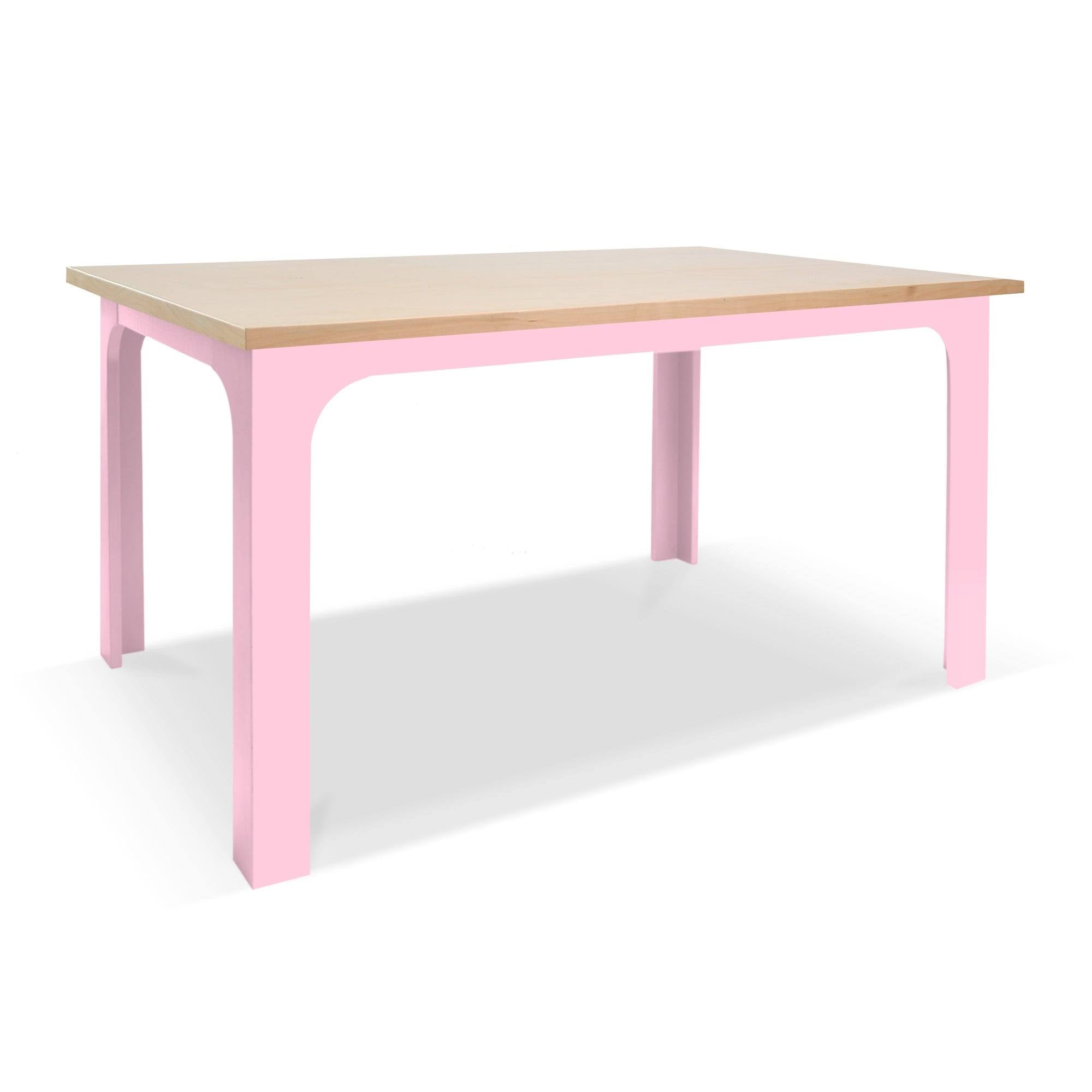 White 42-Inch Wood Veneer Kids Table O448929