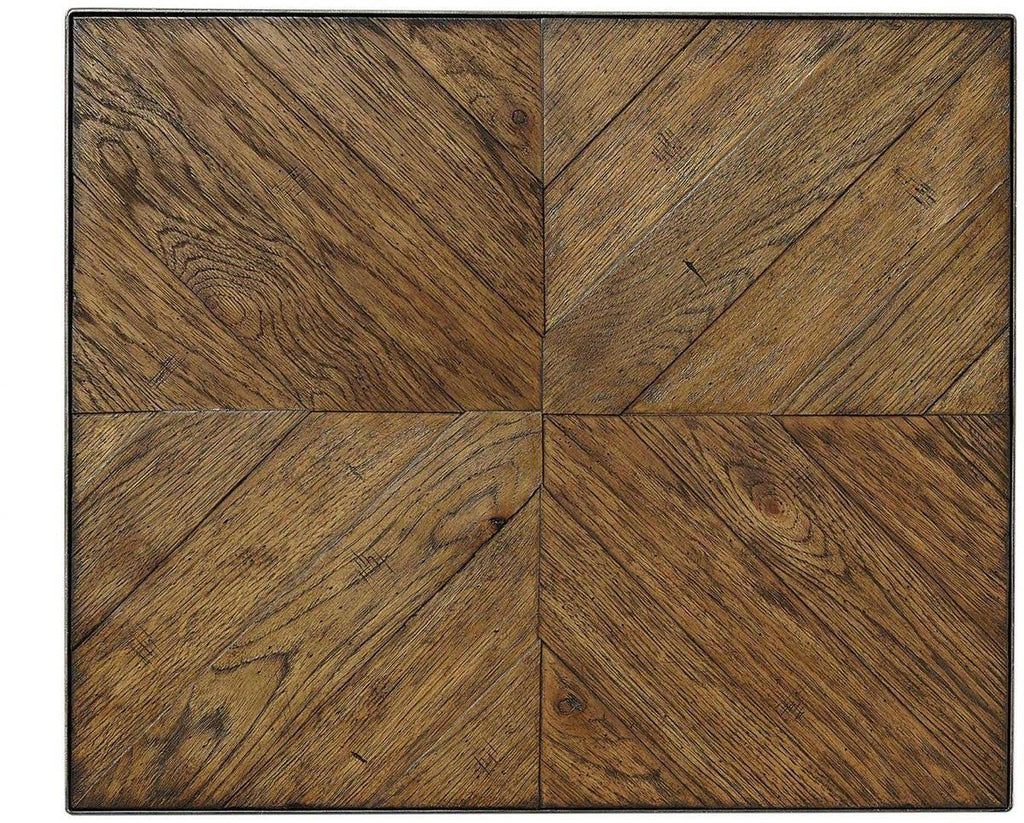 Pecan End Table with Wood Top J555