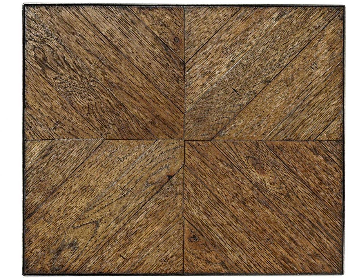 Pecan End Table with Wood Top J555