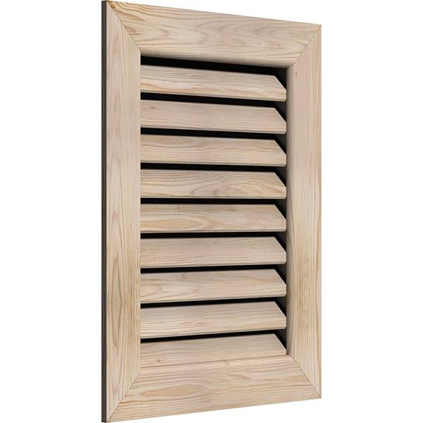 16-in W x 16-in H Vertical Gable Vent Unfinished Smooth Pine V85357