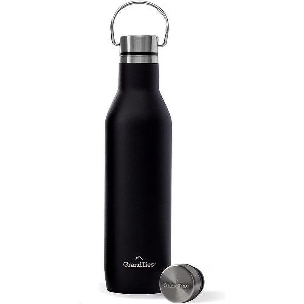 21oz Stainless Steel Insulated Water Bottle with 2 Lids M897176