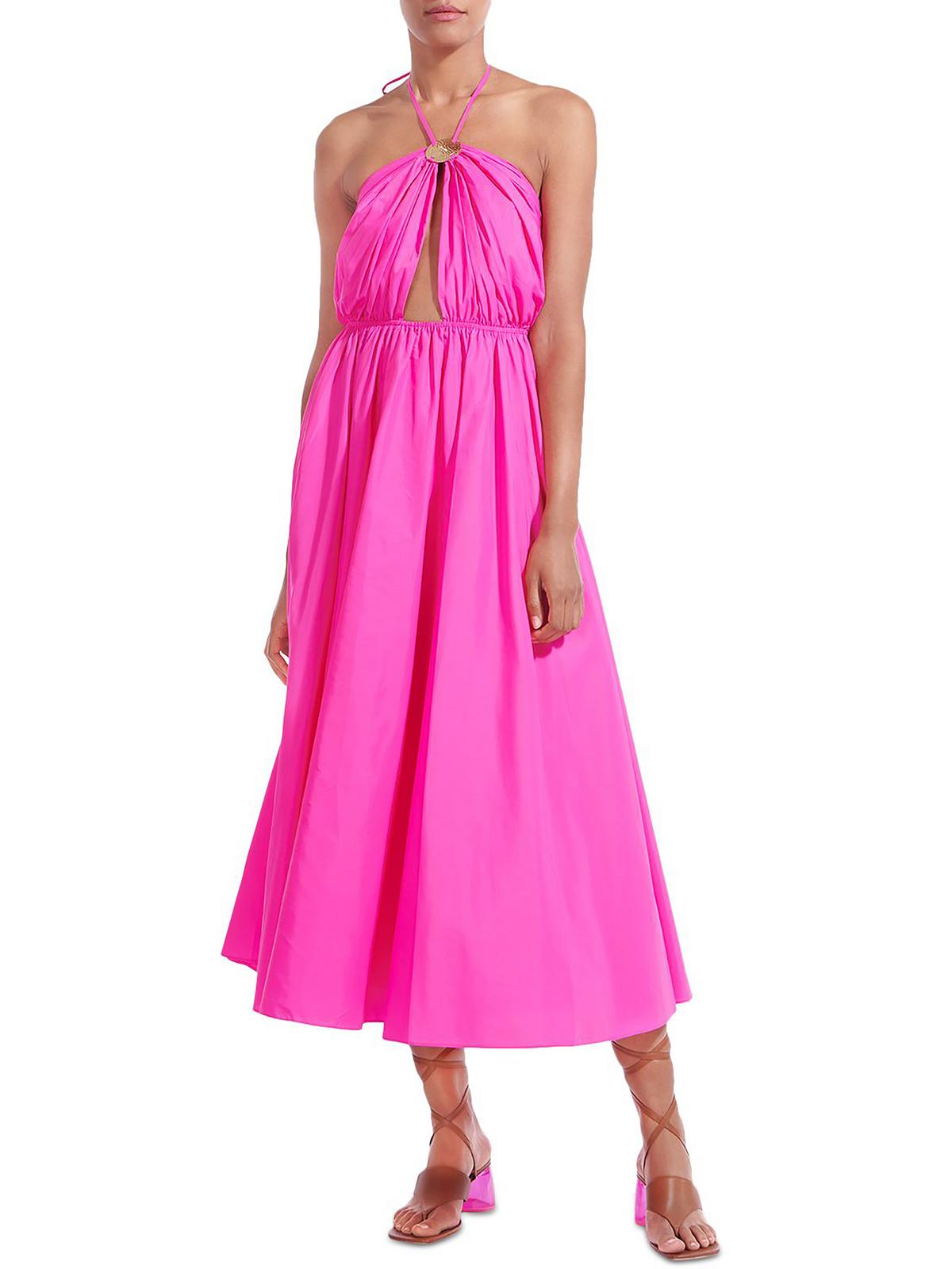 Embellished Halter Midi Dress Q14991