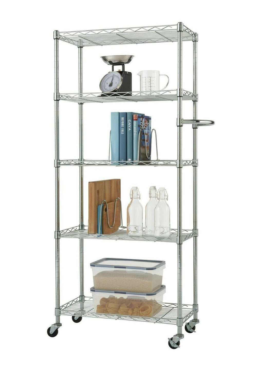 5-Tier Chrome Pantry Rack G8122
