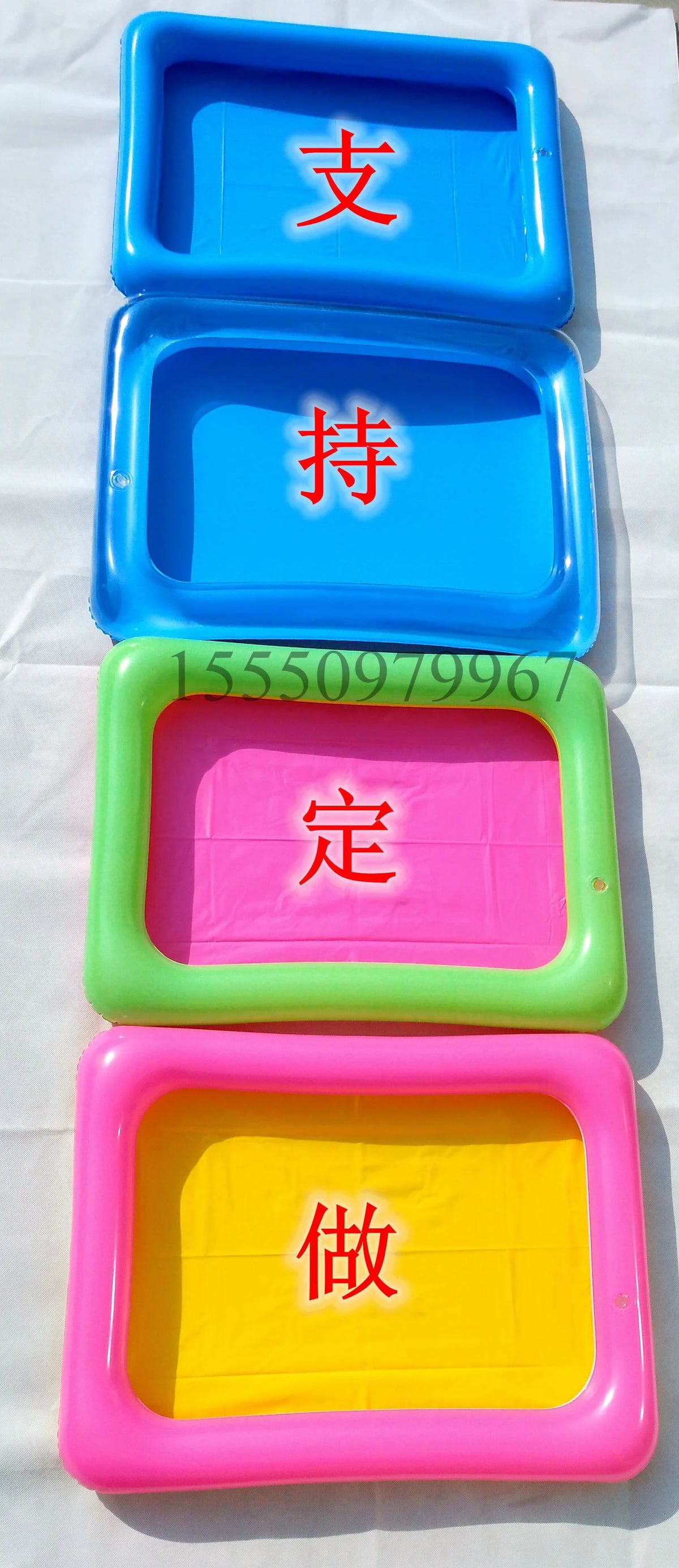Indoor PVC Sandbox Tray Inflatable Sand Box O451949