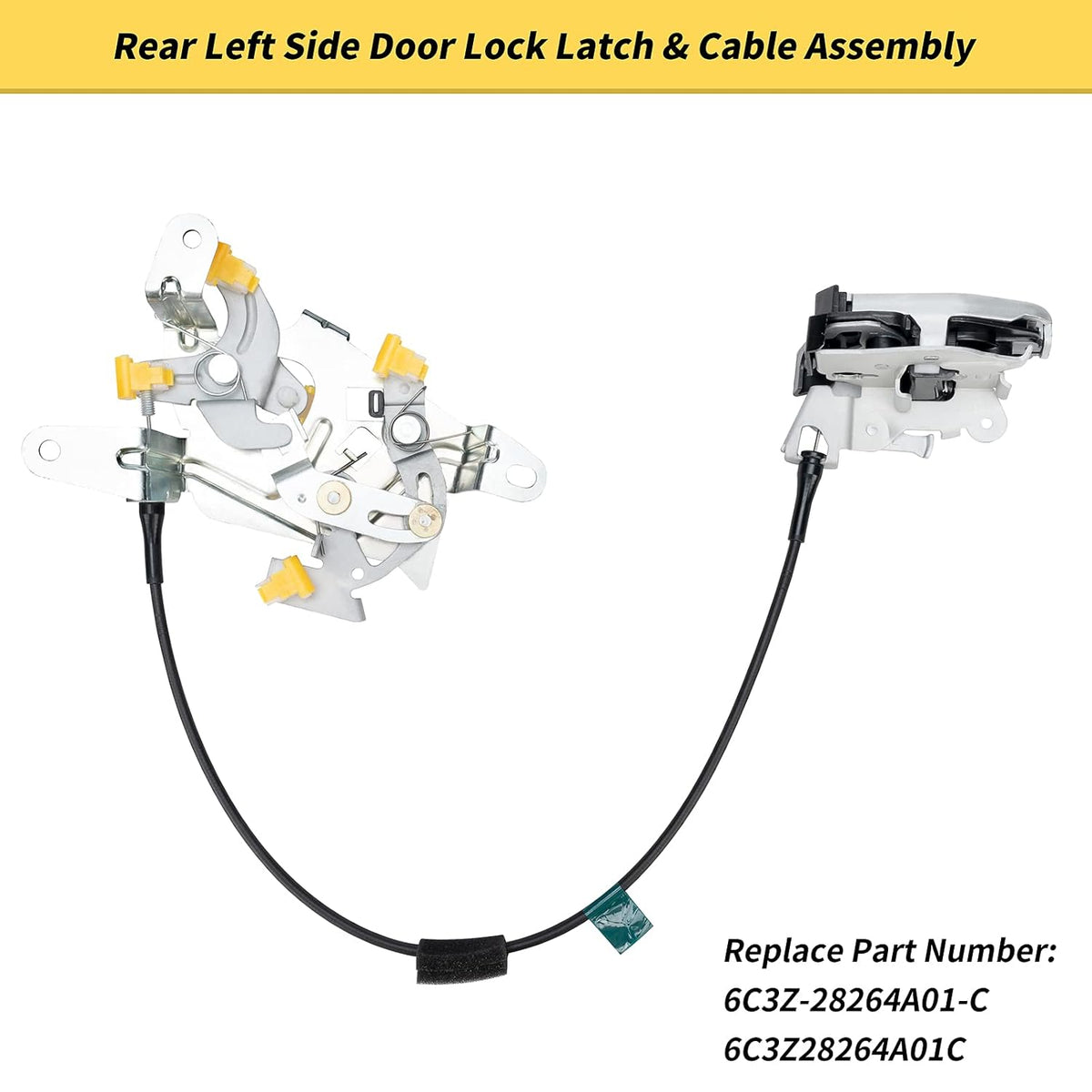 Door Lock Latch Assembly Pack of 2 A621535