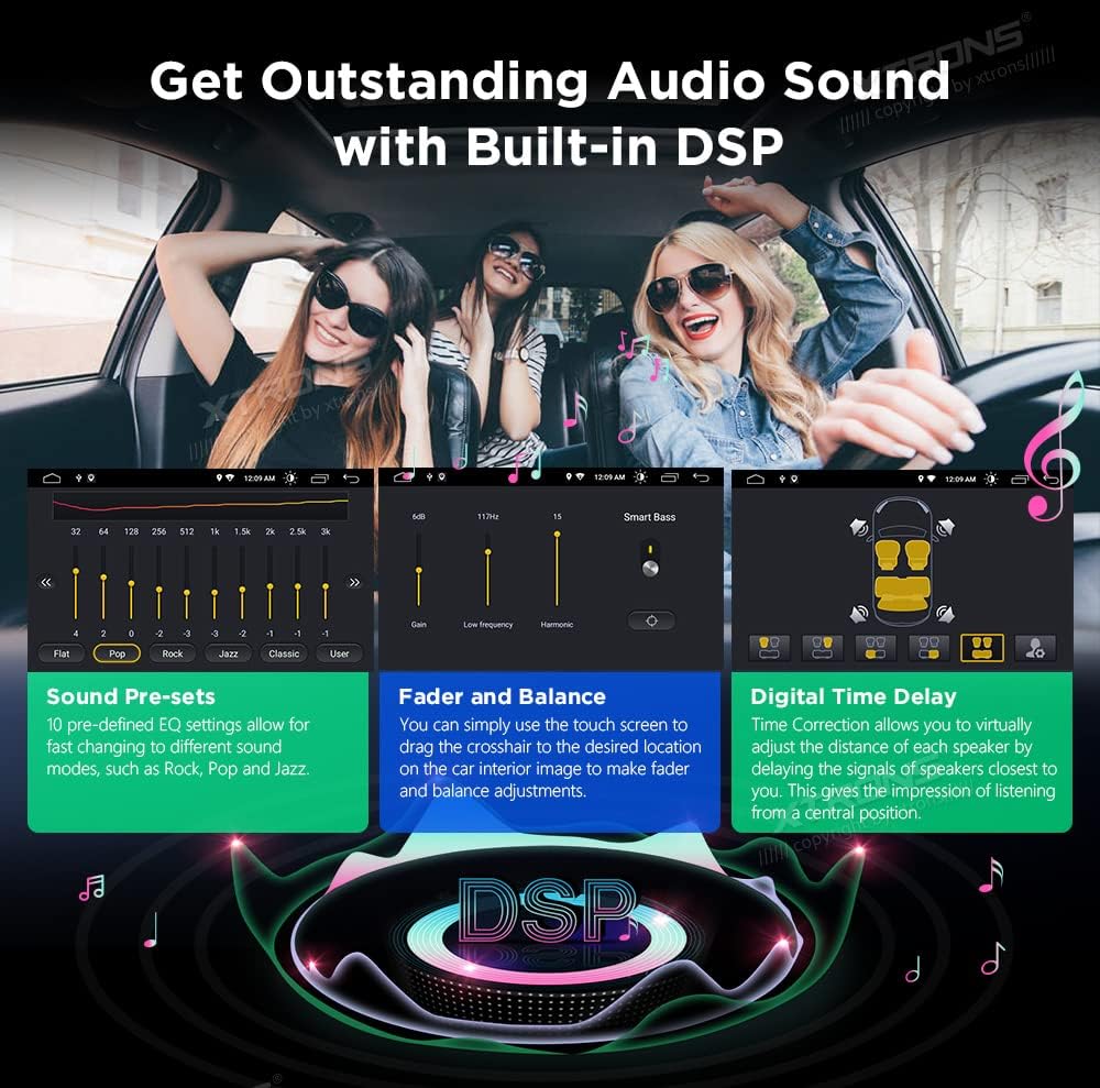 Android Car Stereo with Touch Screen Carplay Android Auto Bluetooth 5.0 O53363