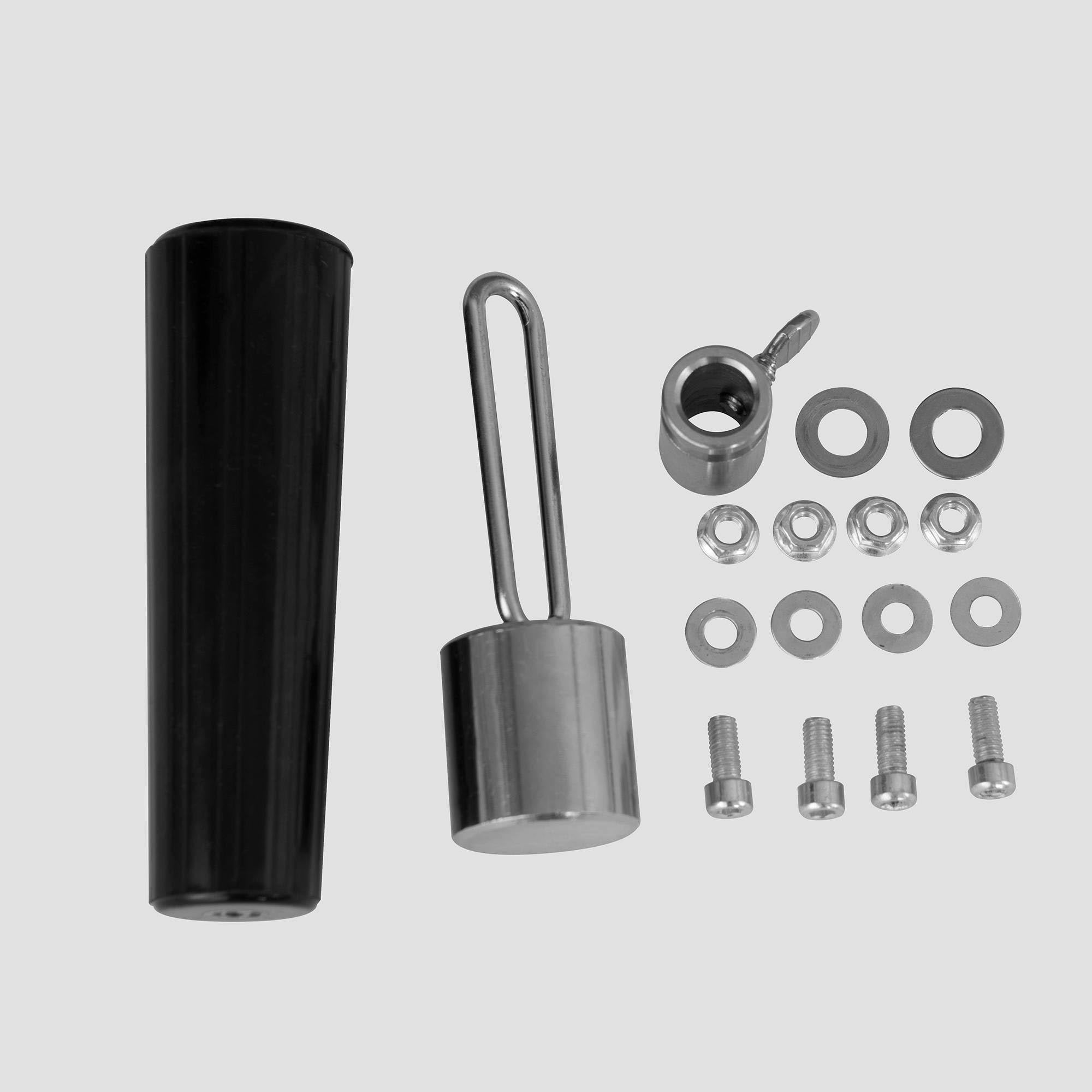 Rotisserie Kit for Grills, 8x8 mm Square Spit Rod, Stainless Steel V85035