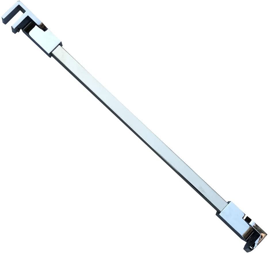 Stainless Steel Frameless Shower Door Fixed Panel Wall-to-Glass Support Bar D10679