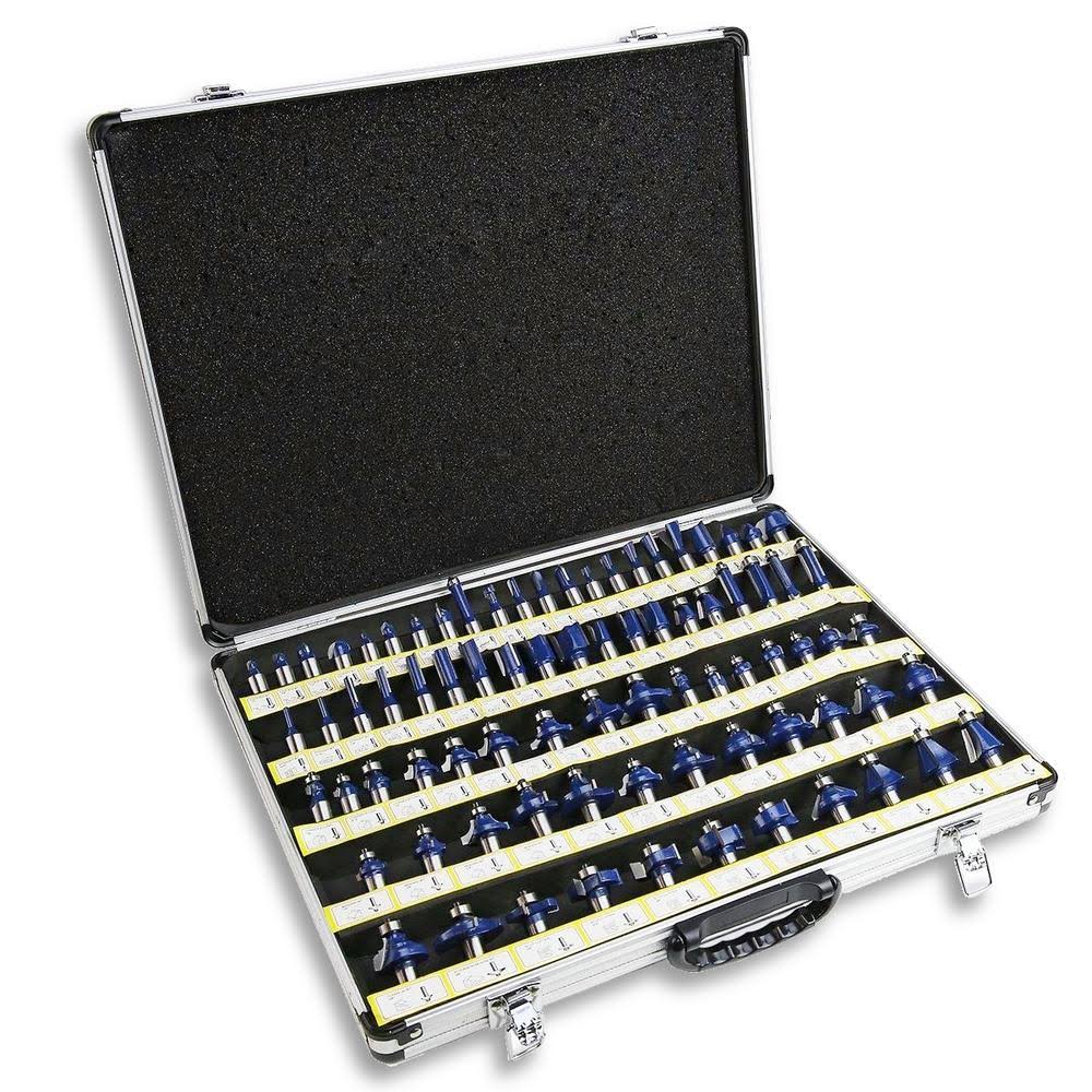 80-Piece Tungsten Carbide Router Bit Set C998951