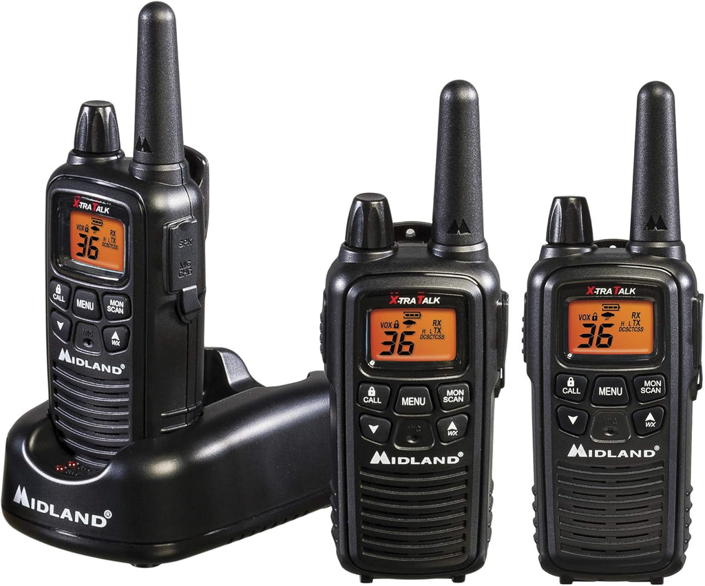 Yellow/Black 3-Pack Two-Way Radio Walkie Talkie Z871729