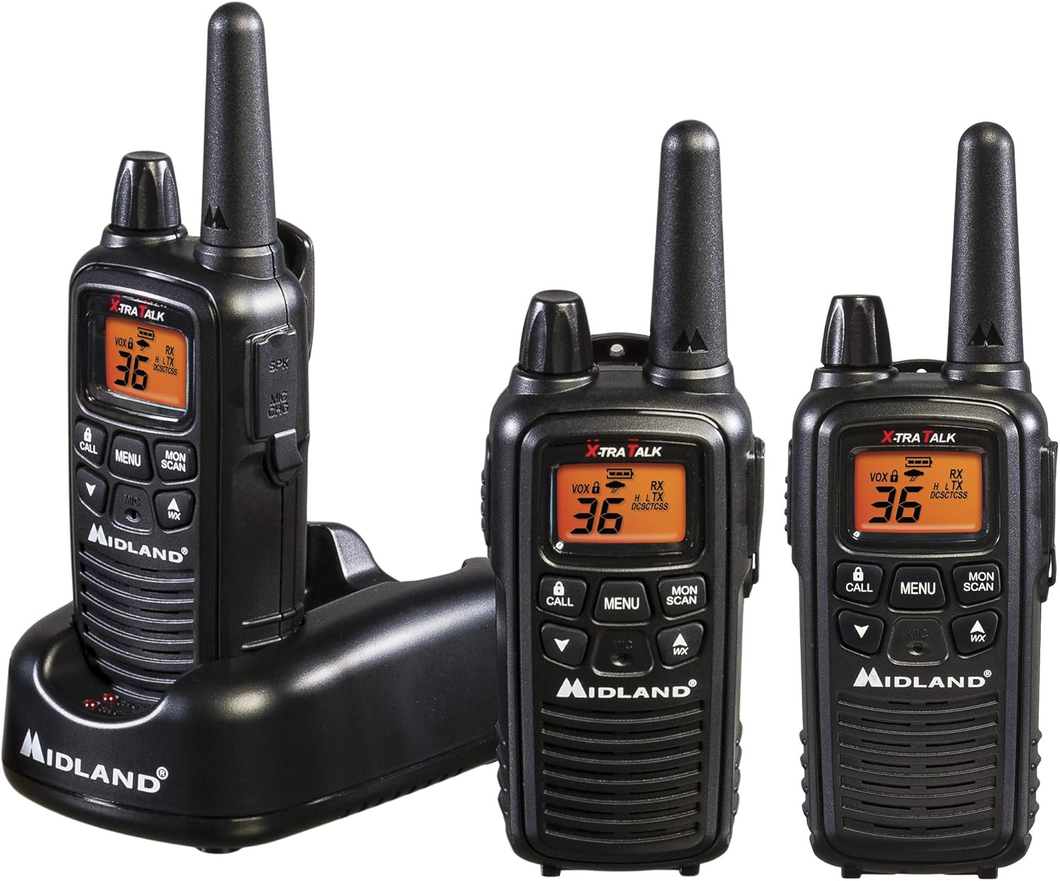 Yellow/Black 3-Pack Two-Way Radio Walkie Talkie Z871729