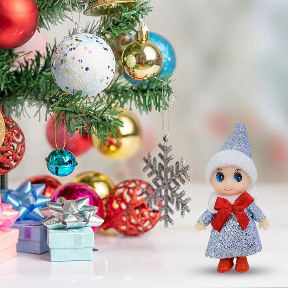4 Pcs Christmas Elf Doll Toys D4788