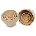 Unpainted Wooden Matryoshka Stacking Dolls Nesting Eggs R7813
