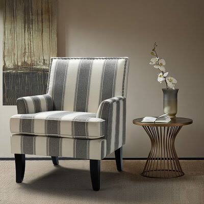 Gray Wide Armchair P23305