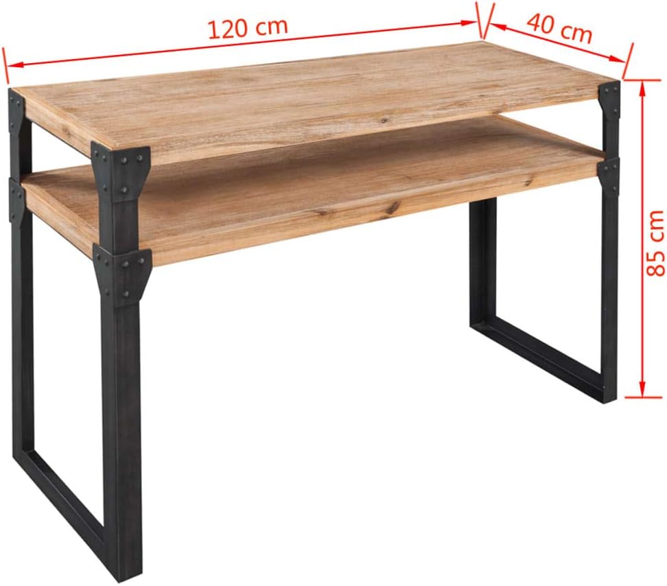 Solid Acacia Wood Console Table V5219