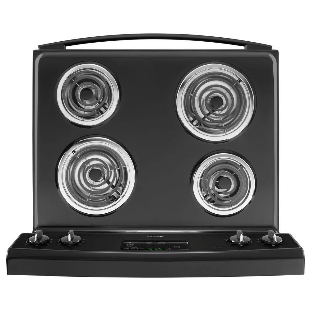 30-Inch 4.8 Cu. ft. Single Oven Free-Standing Electric Range with Storage Drawer Black P65095