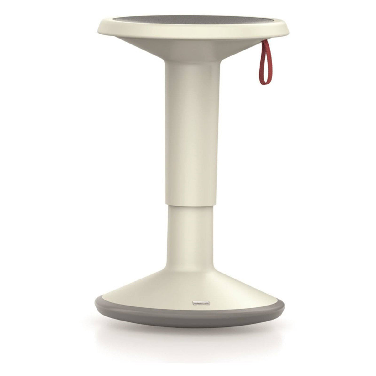 White Adjustable Ergonomic Stool E393156