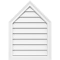 Peaked Top Surface Mount PVC Gable Vent O7255