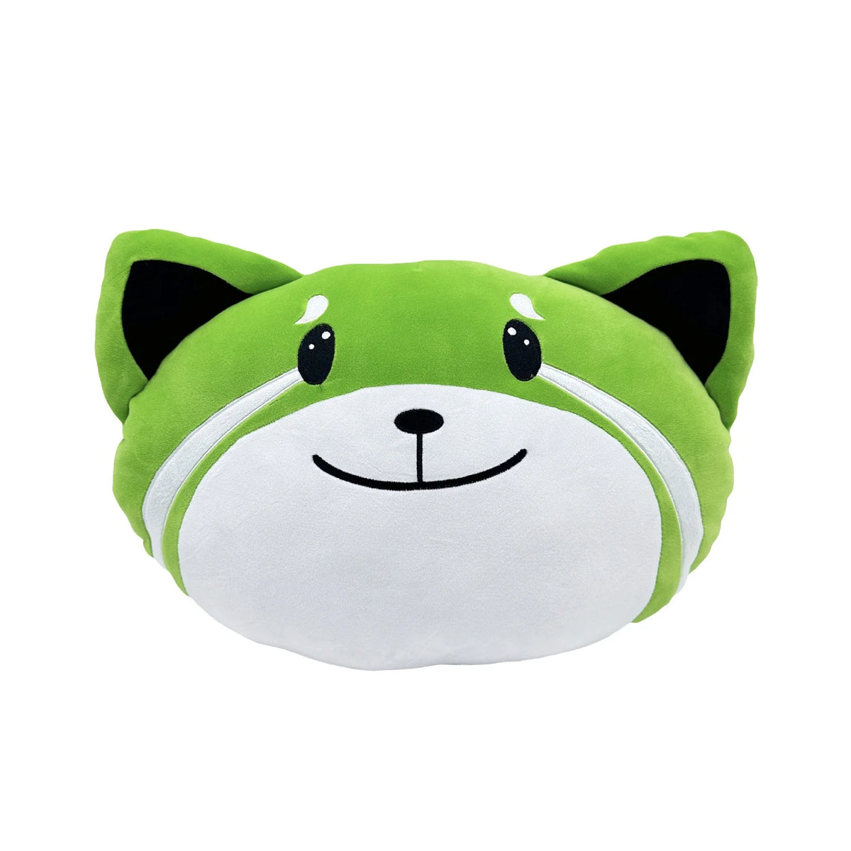 Green Foxes Plush Stuffed Animal Pillow B258