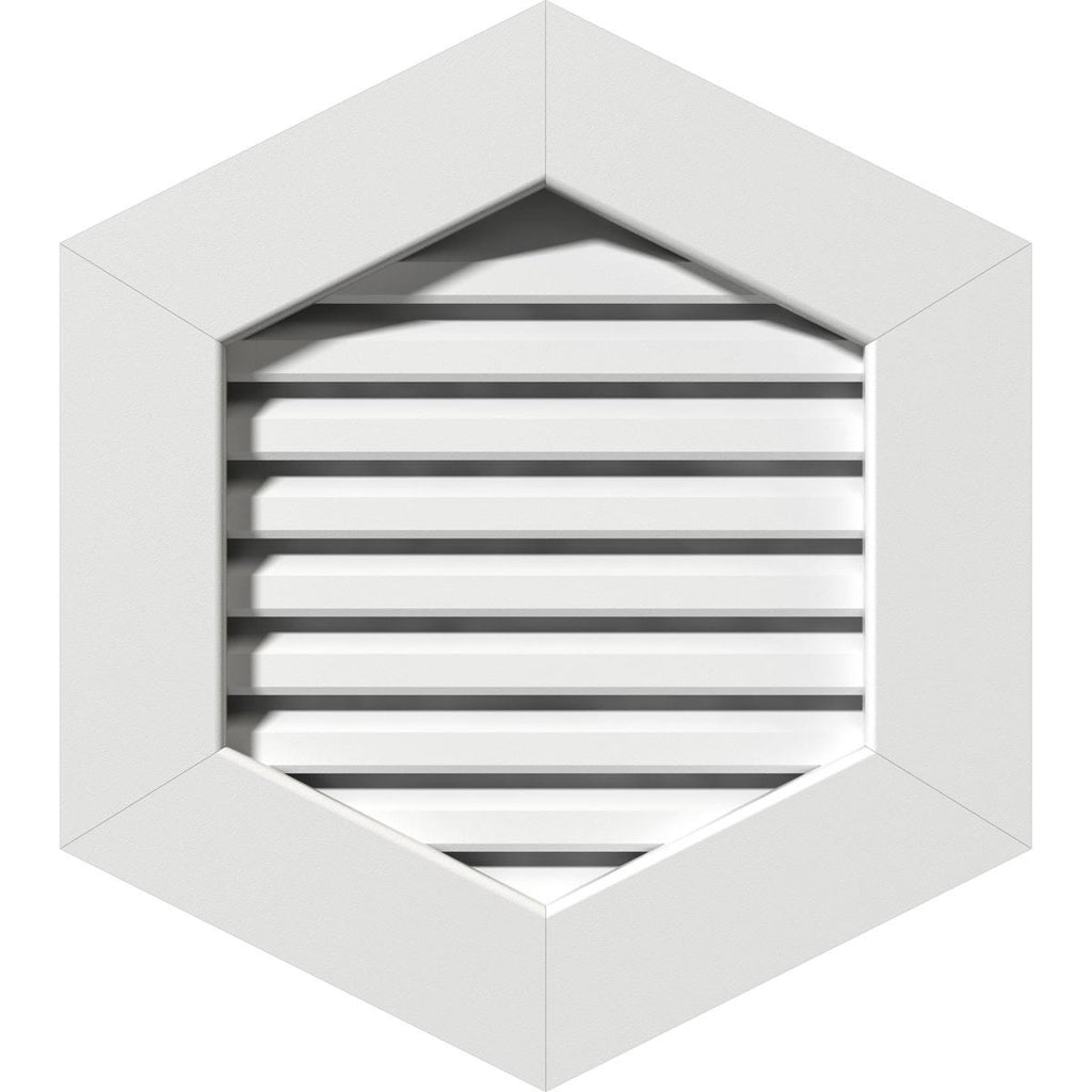 16x22W x 28x22H Vertical Peaked Gable Vent M408818