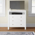 White Media Chest F982148