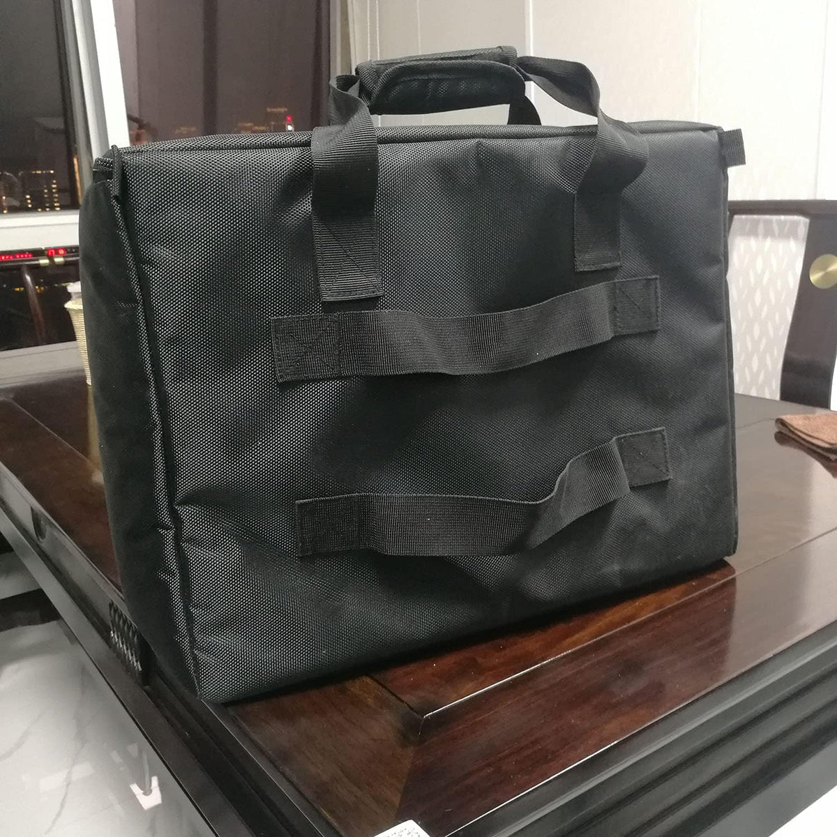 Black Desktop ITX Computer Tower Carrying Case Bag (15.35 x 9.84 x 11.81 inches) M5669