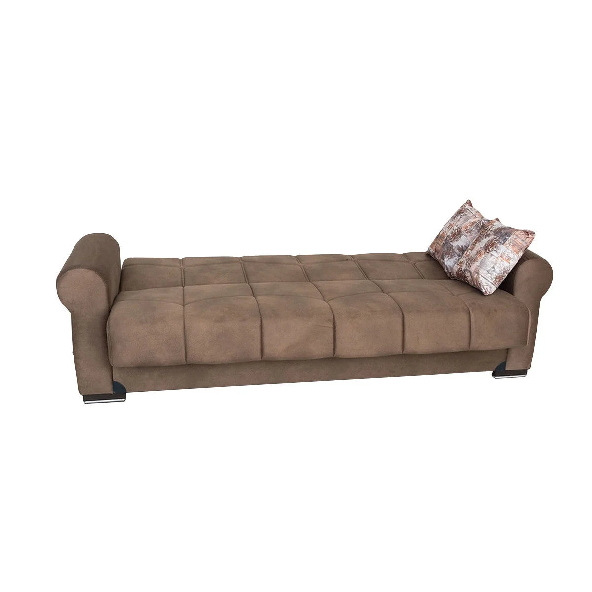 Light Brown Fabric Sofa Bed H8062