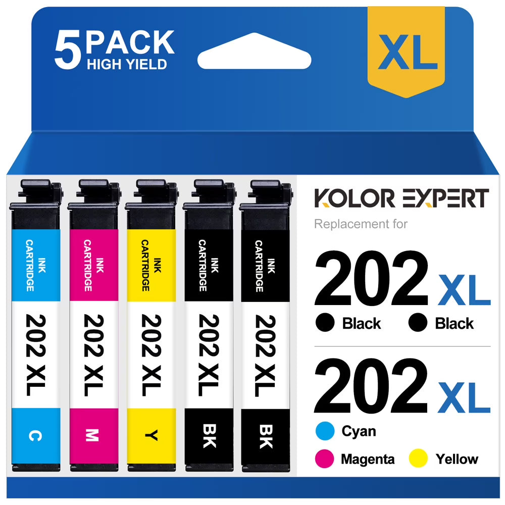 202xl Ink Cartridge for Epson 202 Printer (5-Pack) U2647