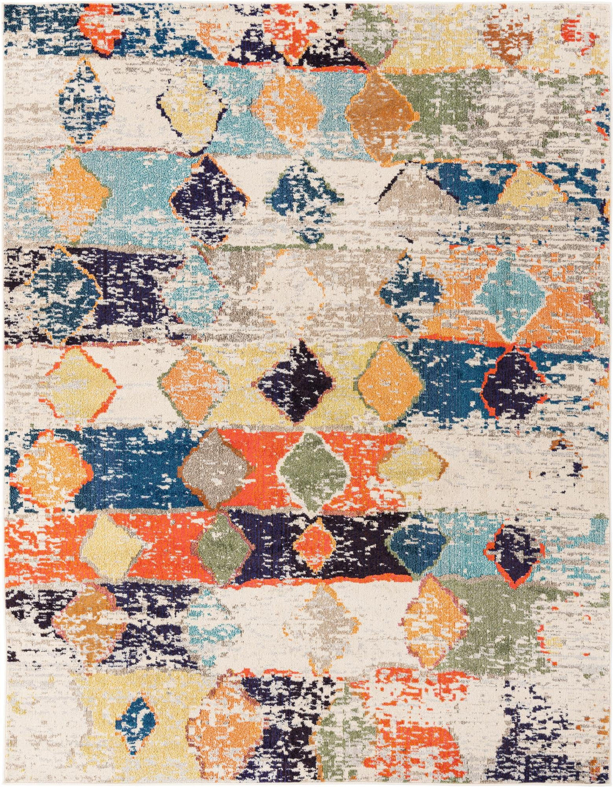 Ivory Medium-Pile Rug 8' x 10' J34429