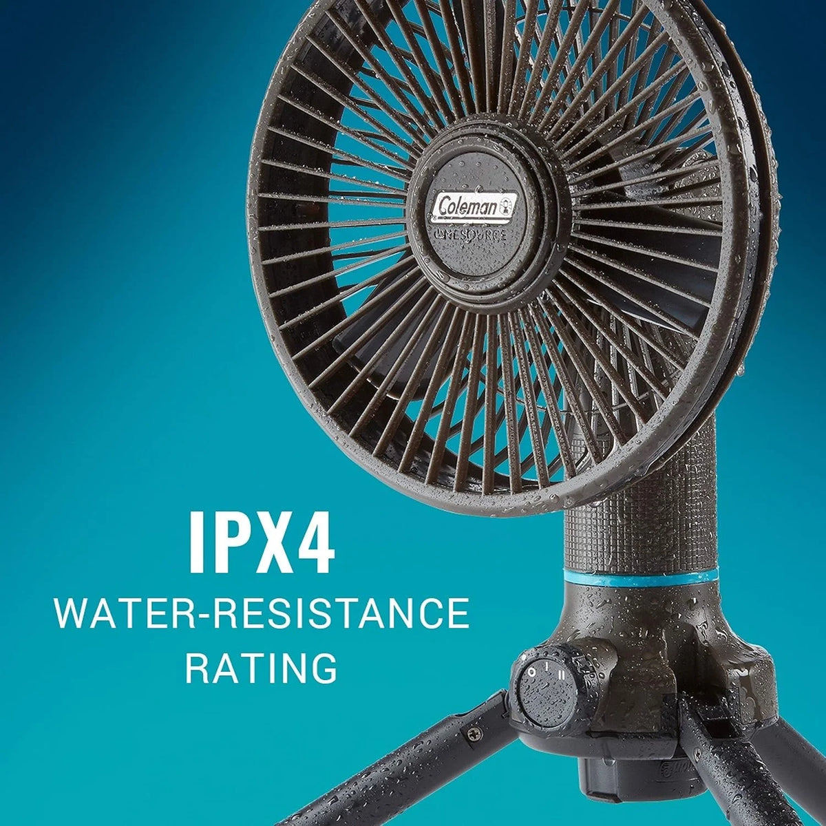 Black Multi-Speed Fan and Battery E4201