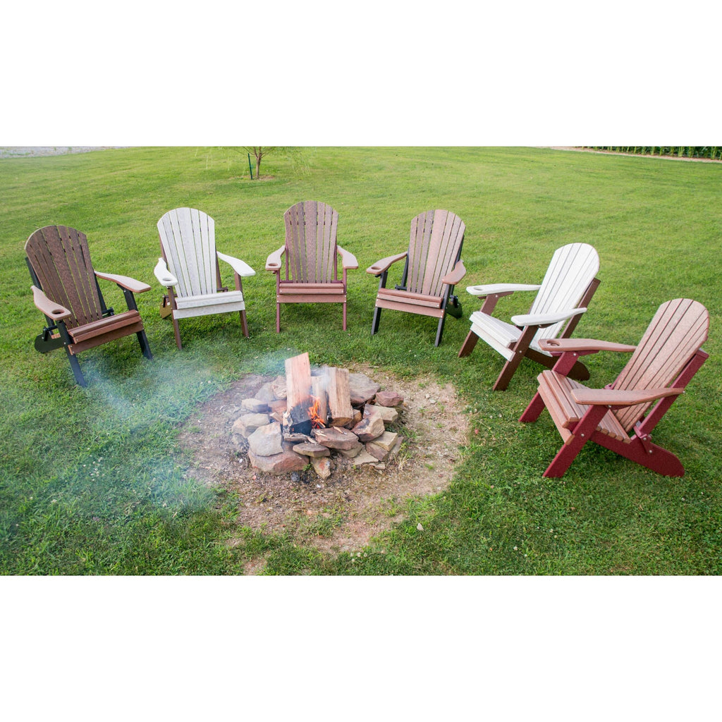 Folding Adirondack Chair Dove Gray V650