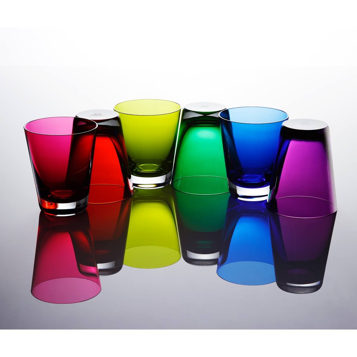 Blue Mosaique Tumbler, Set of 2 T191