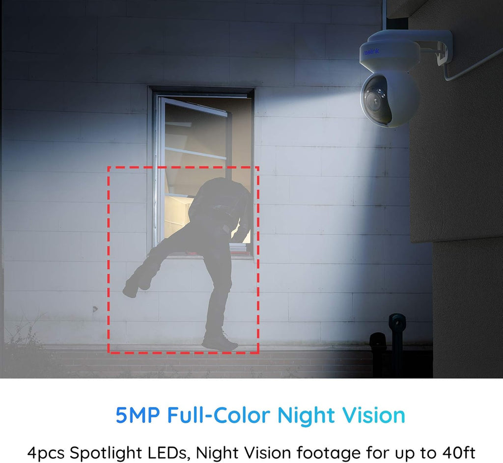 5MP HD PTZ WiFi Camera with Color Night Vision W147