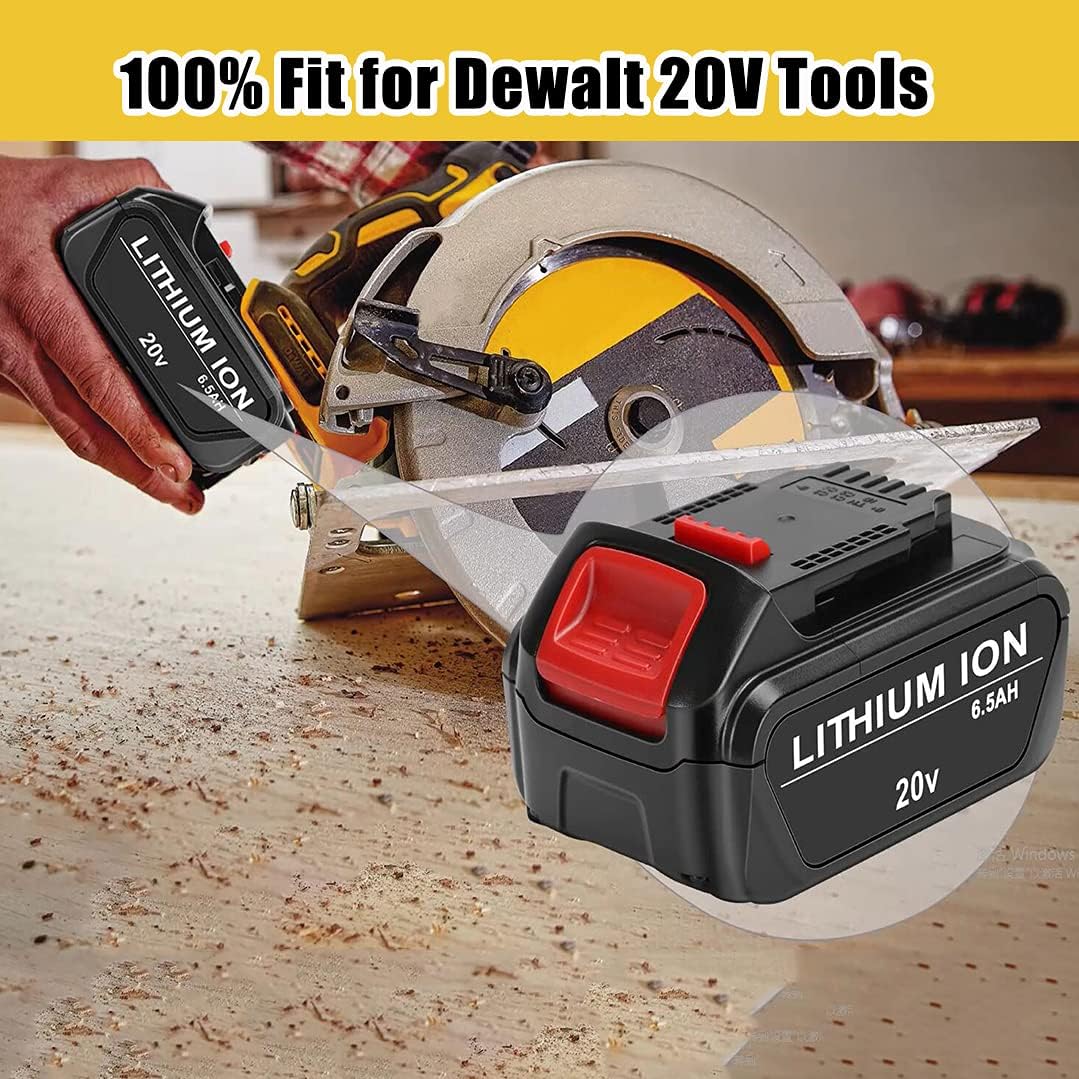 2 Pack 6.5Ah 20V Replace Battery F2246