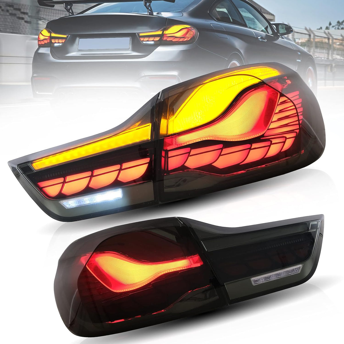 Tail lights Assembly for BMW 3 Series F30, Red E2573