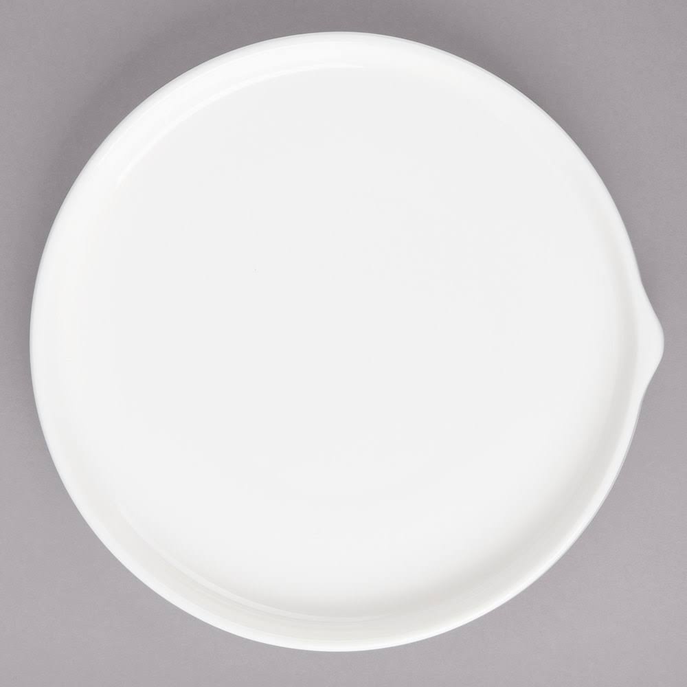 7.5x22 White Porcelain Round Salad Plate (24/case) Z35688