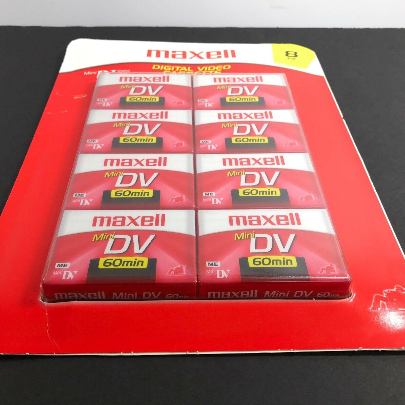 Mini DV 60min Digital Video Cassette 8 Pack O22596