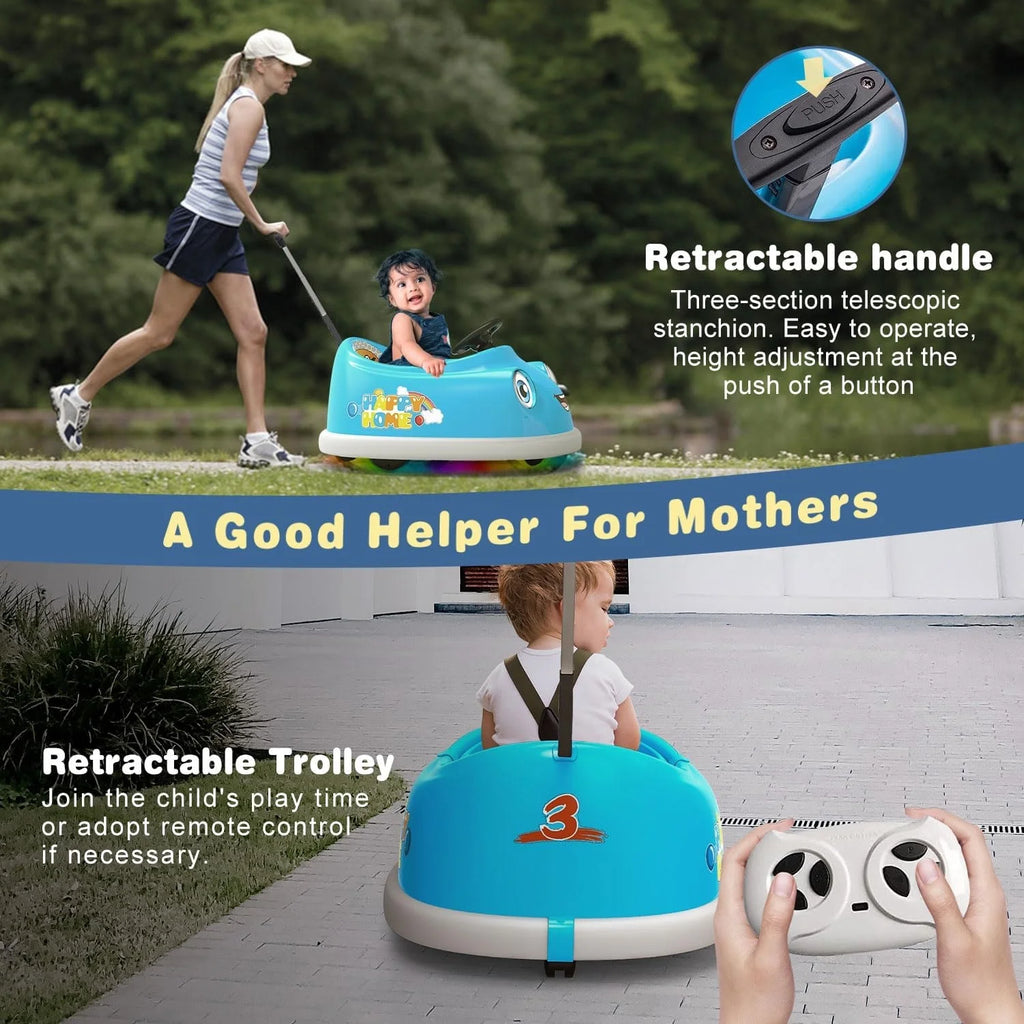 Blue 12V Electric Bumper Car for Kids G601