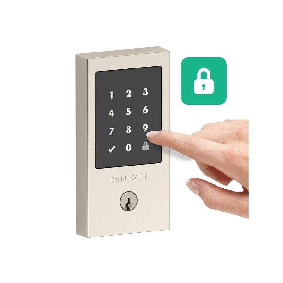Polished Chrome Touchscreen Electronic Deadbolt G5604