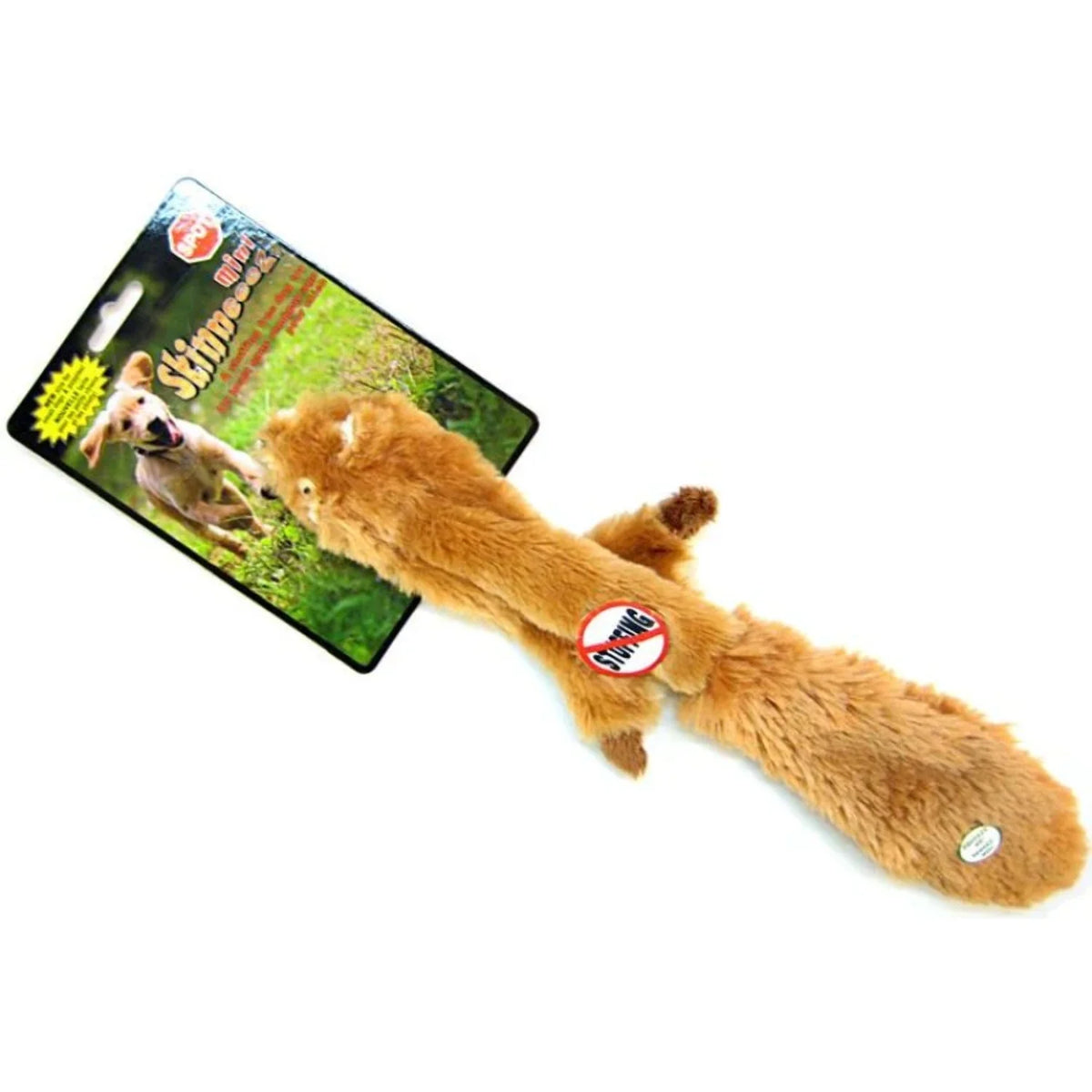 Stuffing Free Plush Squirrel Dog Toy, 13" B8513