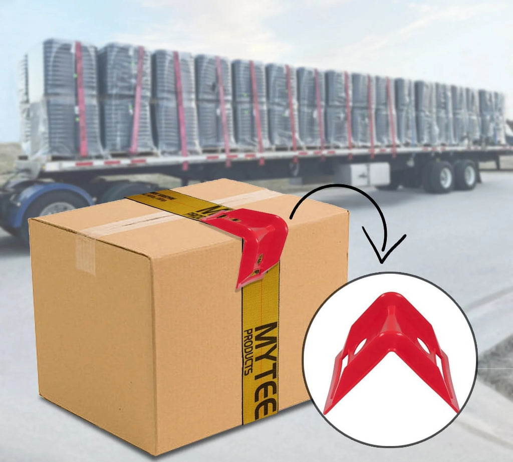 Red 4"x6" Flatbed Edge Protectors with Carrying Case G468802