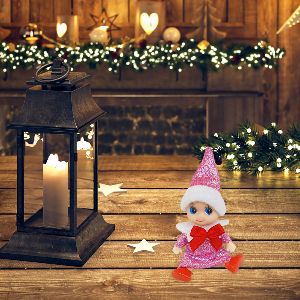 4 Pcs Christmas Elf Doll Toys D4788