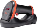 Wireless 1D 2D QR Barcode Scanner with Cradle Display Counting Screen Handheld Image Bar Code Reader A868